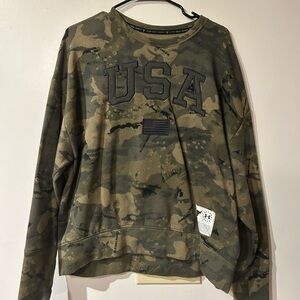 Under Armour Camouflage Sweatshirt with Patch